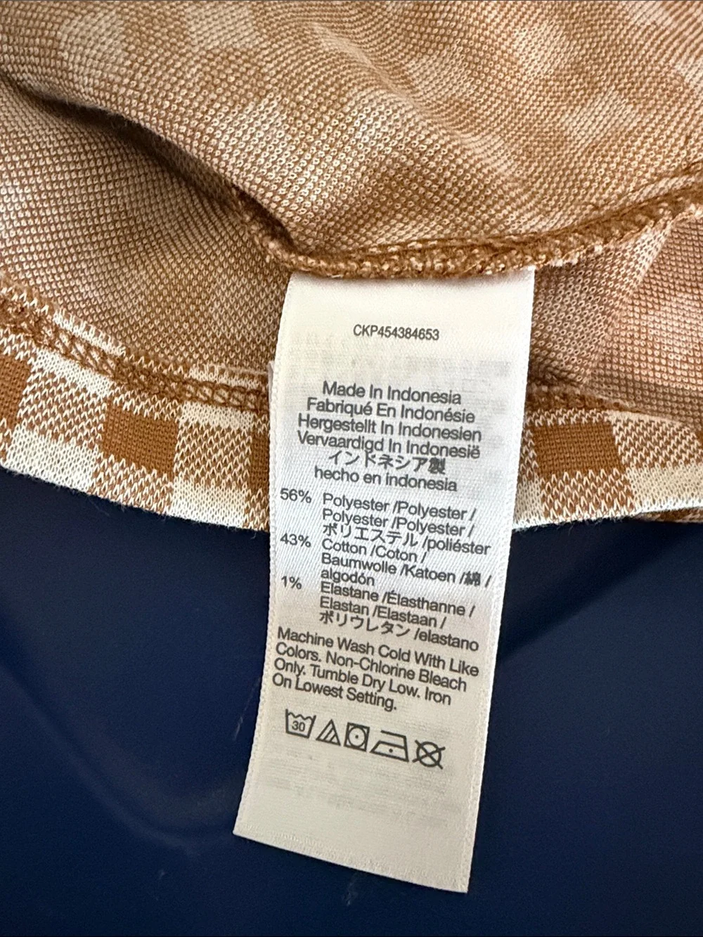 Madewell Brown Gingham Square-Neck Puff Sleeve Button Top Size Small